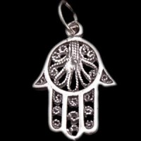 MANO DE FATIMA DE PLATA
